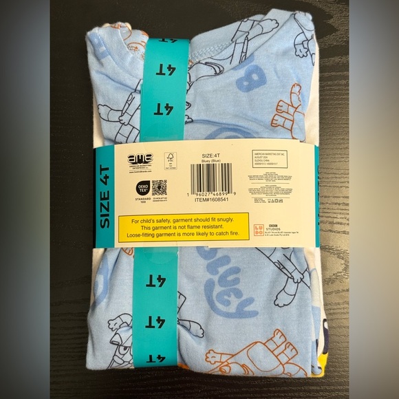 Bluey 4pc Pajamas set - Picture 2 of 4